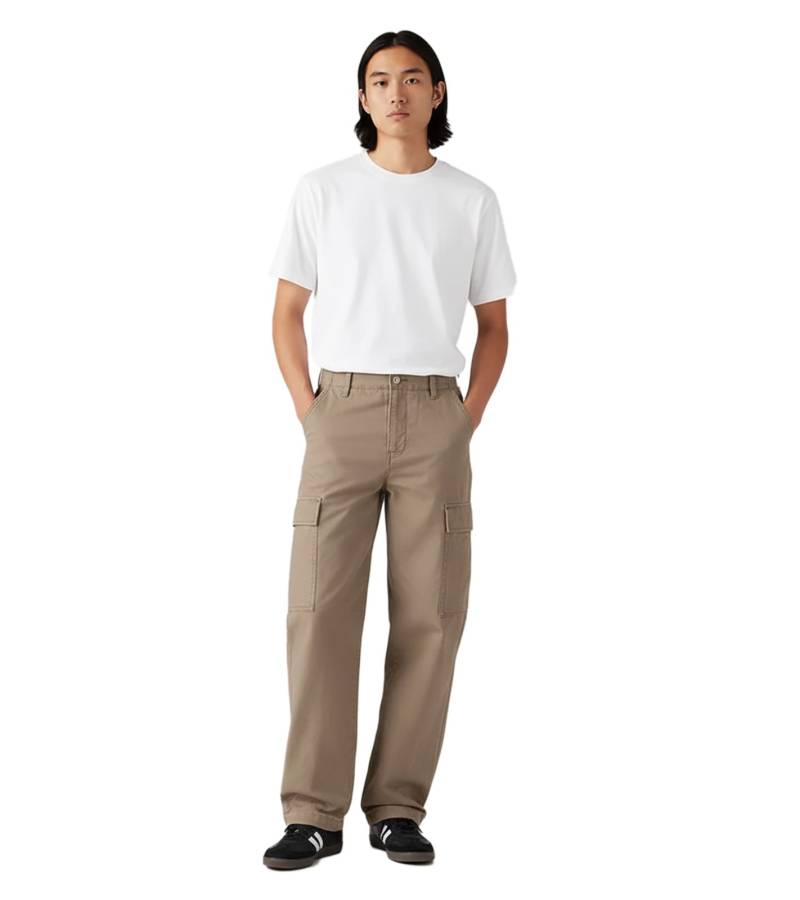 LEVI`S Herren Cargo-Hose mit geradem Bein Baumwoll-Hose A7364-0035 Beige von LEVI´S