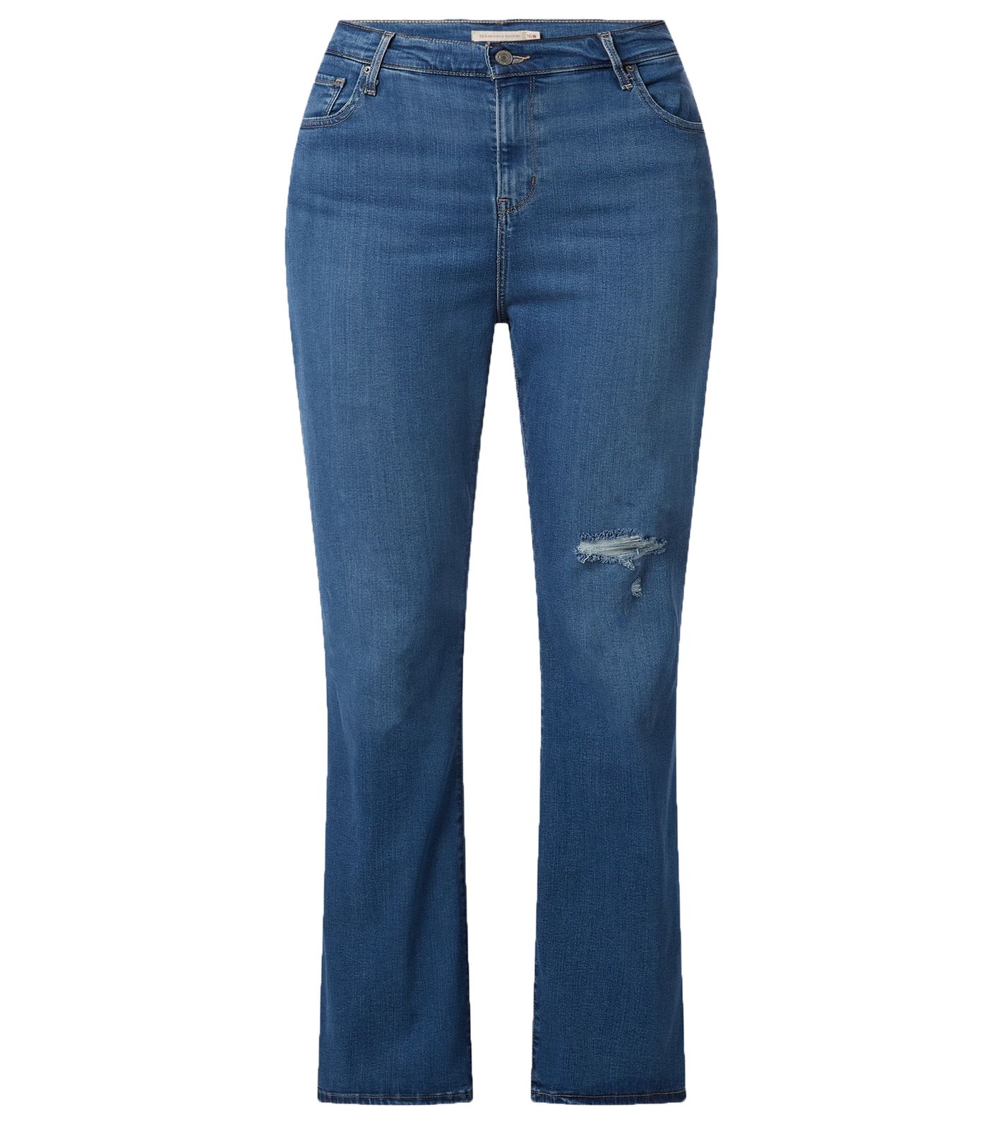 LEVI`S PLUS 725 Damen Bootcut Jeans High Waist Denim-Hose Jeans im 5-Pocket-Style Große Größen 15435951 Blau von LEVI´S