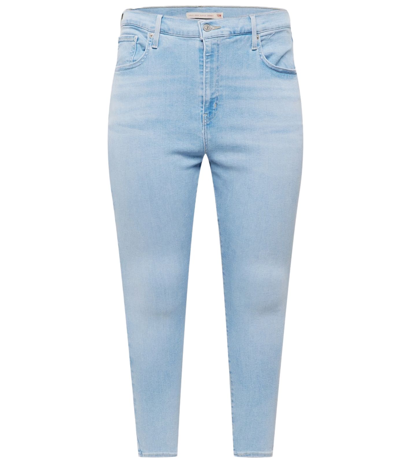 LEVI´S PLUS Mile High Super Skinny 7/8-Jeans für Damen mit Hyperstretch Denim-Hose Große Größen 37436846 Hell-Blau von LEVI´S