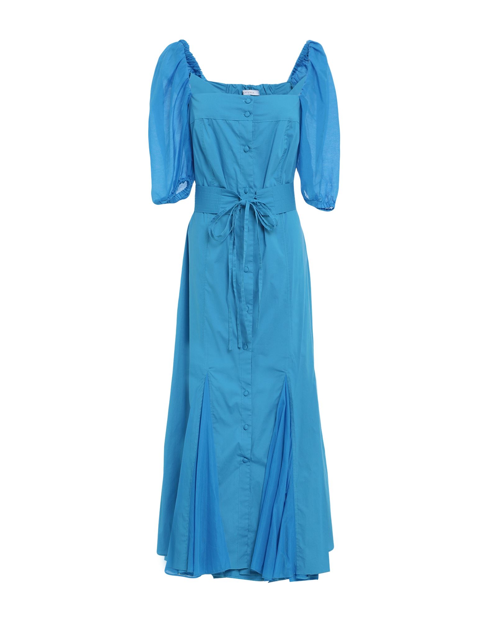 LEVINIA Maxi-kleid Damen Azurblau von LEVINIA