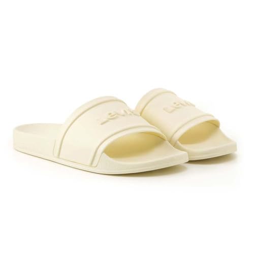 Levi's Damen June 3D S Sandals, Off White, 42 EU von Levi's