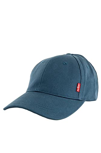 Levi's Herren Classic Twill Red Tab Baseball Cap, Blau (Navy Blue), 58 cm von Levi's