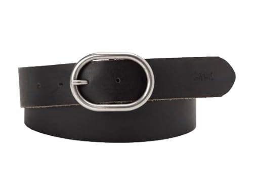 Levi's Damen Circle Buckle Core Gürtel, Schwarz (Black), 90 cm (Herstellergröße: 90) von Levi's