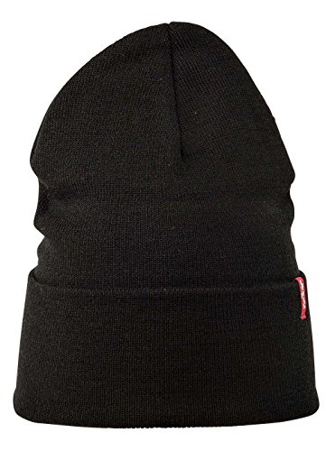 Levi's Unisex New Slouchy Beanie W Red Tab Detail Strickmütze, Schwarz (Black), One size von Levi's