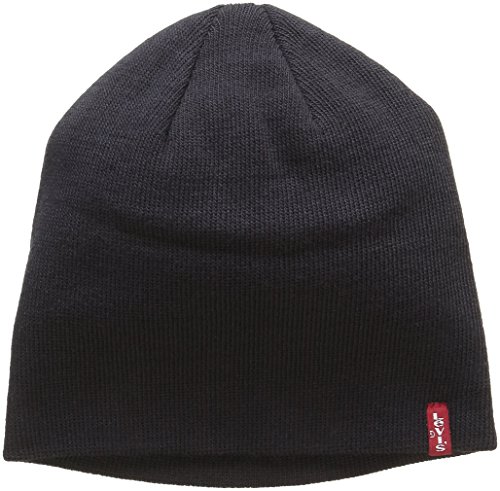 Levi's Unisex Otis Beanie Strickmütze, Blau (Blue), Medium (Herstellergröße: S/M) von Levi's