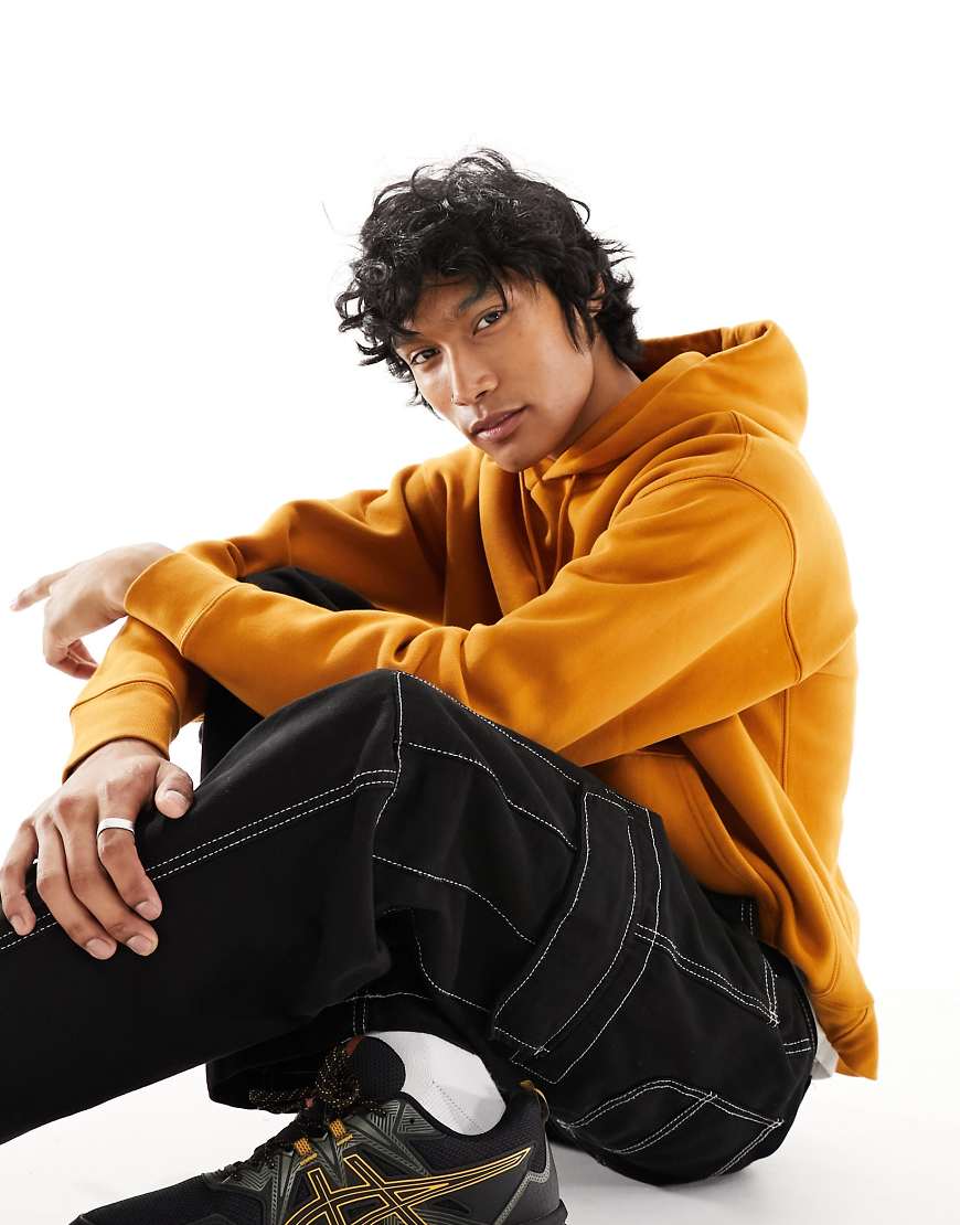Levi's - Skate - Kapuzenpullover in Orange mit kleinem Logo von LEVIS SKATEBOARDING