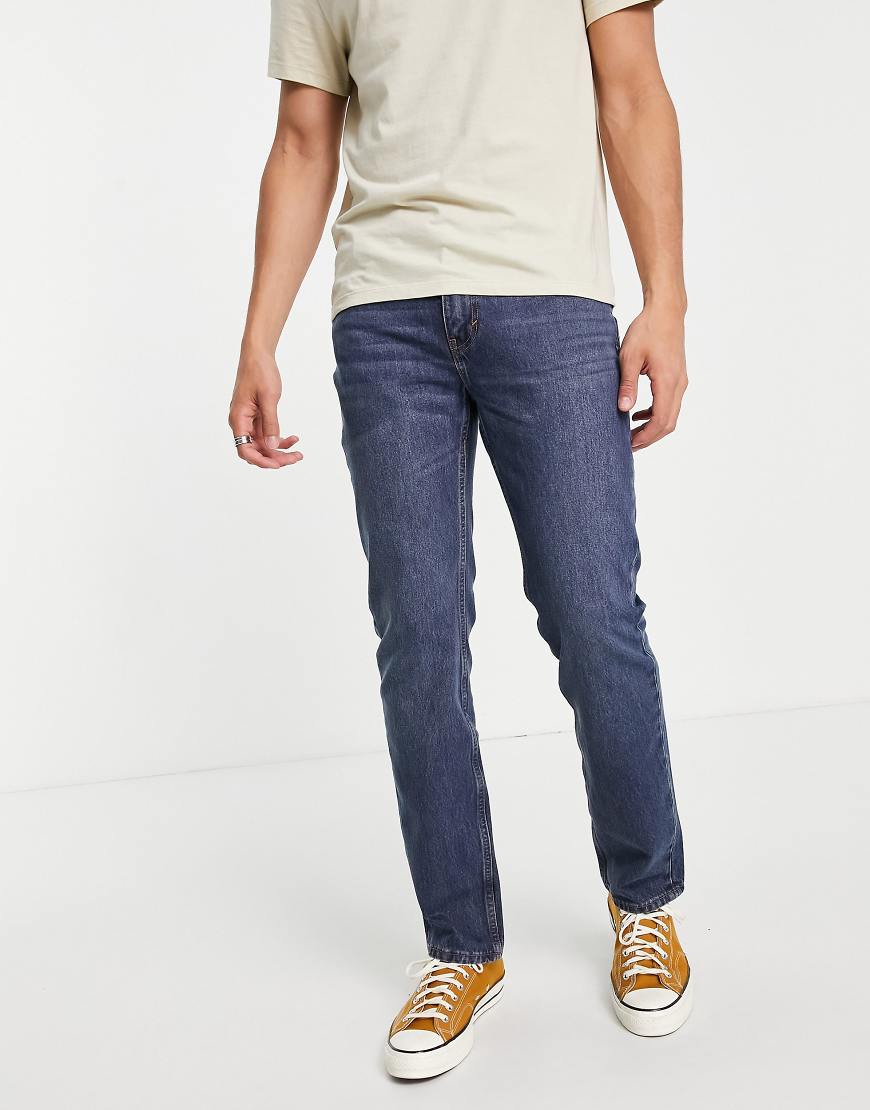 Levi's - Skateboarding 511 - Schmale Jeans in dunkler Vintage-Waschung-Blau von LEVIS SKATEBOARDING