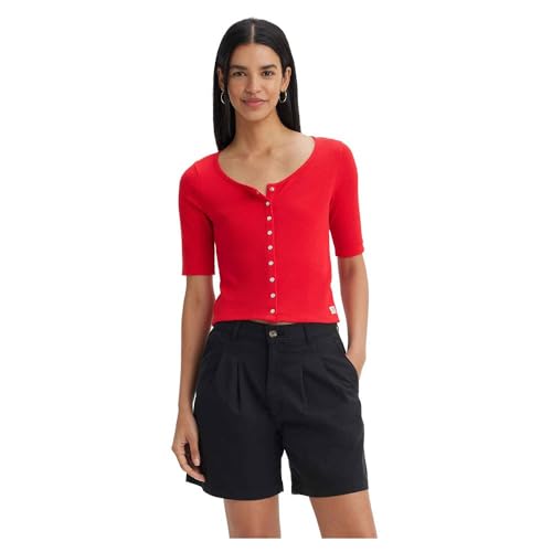 LEVIS Women's Dry Goods Waffle TOP Reds, Script, Small LEVIS Women's Dry Goods Waffle TOP Reds, Script, Small von LEVIS