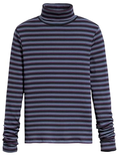 LEVIS Damen Ruched Turtleneck Blues, Easy Stripe Blackber, S EU von LEVIS