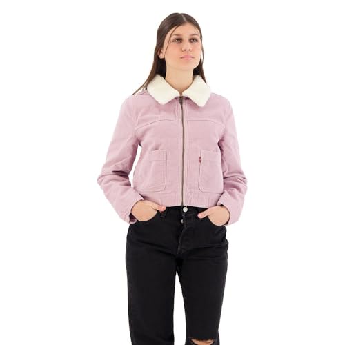 LEVIS Women's T3 Retro Sherpa Trucker Multi-Color, Keepsake Lilac, 32 von LEVIS