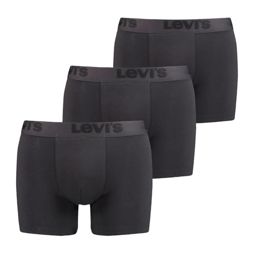 Levi's Herren Levi's Premium Men's Boxer Briefs (3 pack) Boxer Shorts, Schwarz, XXL von LEVIS