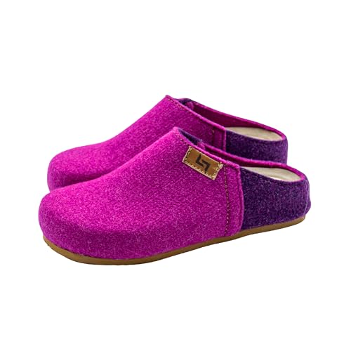 LEVITAS - HOT 01 - Damen Hausschuhe aus genadelter Wolle, Italien, Fuchsia, Nr. 39 LEVITAS - HOT 01 - Damen Hausschuhe aus genadelter Wolle, Italien, Fuchsia, Nr. 39 von LEVITAS
