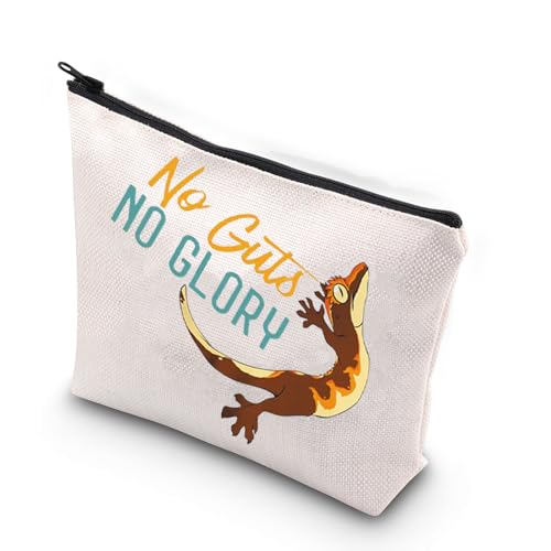 Gecko Make-up-Tasche, Gecko-Geschenke, Reptilienliebhaber, Geschenk, Haus, Eidechse, Geschenke für Frauen, Eidechse, Geschenke für Besitzer, Gecko, Reißverschlusstasche, No Glory 1UK, modisch von LEVLO