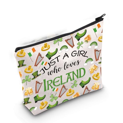 Irland Make-up-Tasche, Irland-Thema, Geschenktasche, Irland, Reißverschluss, Irland, Mädchen, Geschenke, Loves Ireland 3UK, modisch von LEVLO