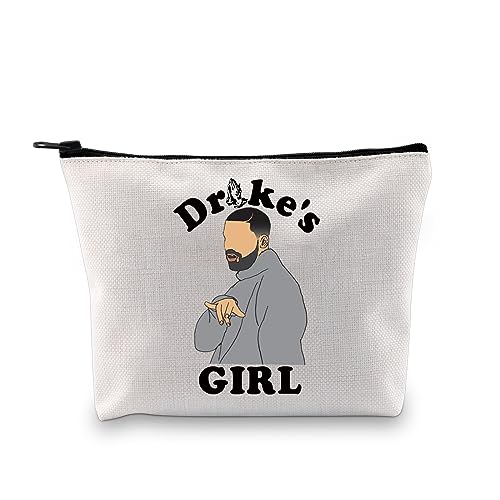 Kosmetiktasche mit Motiv Rapper Drakke inspirierte Make-up-Tasche für Sänger-Fans, Hip-Hop-Geschenk, Musikliebhaber, Kosmetiktasche, Drakkes Mädchen Ku, modisch von LEVLO