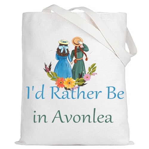 LEVLO Anne Green Fans Kosmetiktasche Movie Fans Geschenk I'd Rather Be In Avonlea Make-up-Tasche mit Reißverschluss für Frauen und Mädchen, Be in Avonlea Tragetasche, Tragetasche von LEVLO