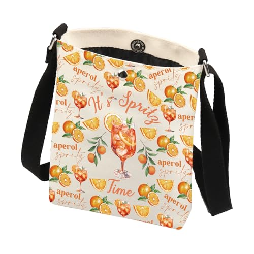 LEVLO Aperol Spritz Umhängetasche Aperol Spritz Geschenk Brautjungfer Handtuch Italienische Junggesellinnenabschied Cocktail Geldbörse Schultertasche, Spritz Time Cb2, large LEVLO Aperol Spritz Umhängetasche Aperol Spritz Geschenk Brautjungfer Handtuch Italienische Junggesellinnenabschied Cocktail Geldbörse Schultertasche, Spritz Time Cb2, large von LEVLO