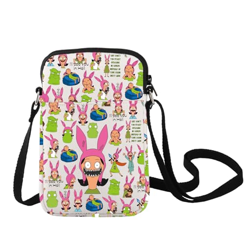 LEVLO Louis Crossbody Bag Belcher Fans Geschenk Bob Family Umhängetasche Louis TV Show Merchandise, I'll See You C Bag von LEVLO