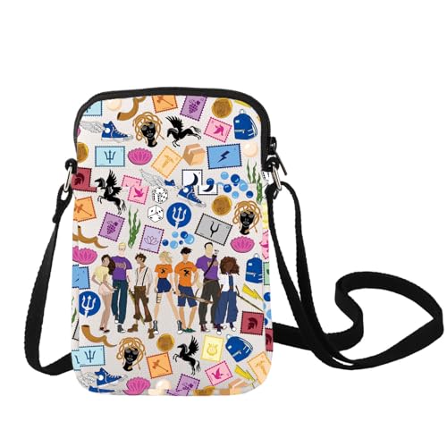 LEVLO Percy Camp Half Blood Crossbody Bag Percy Medusa & Zeus Fans Geschenk Percy Camp Half Blood Umhängetasche Percy Merch, Percy C Bag von LEVLO