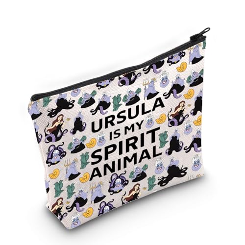 LEVLO Ursula Kosmetiktasche für Damen, Motiv: Ursula Is My Spirit, Motiv: Ursula Is My Spirit, mit Reißverschluss, Ursula Spirit M Bag, Kosmetiktasche von LEVLO