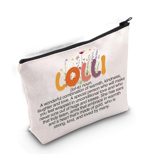 Lolli Kosmetiktasche Lolli Geschenke für Oma Lolli Merchandise Oma Geburtstag Tasche Muttertag Geschenk für Frauen Lolli Schwarze Tasche, Lolli 3UK, modisch von LEVLO