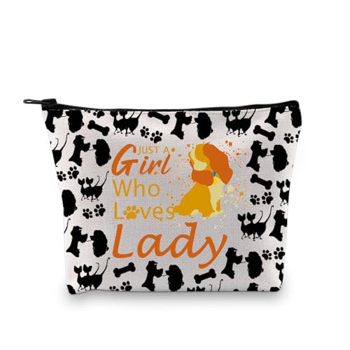 Make-up-Tasche mit Motiv Laddy Dog LD und TP, Cartoon-Film-Thema, LD- und TP-Liebhaber, LD- und TP-Geschenke für sie, Reisetasche, Loves Laddy 1uk, modisch von LEVLO