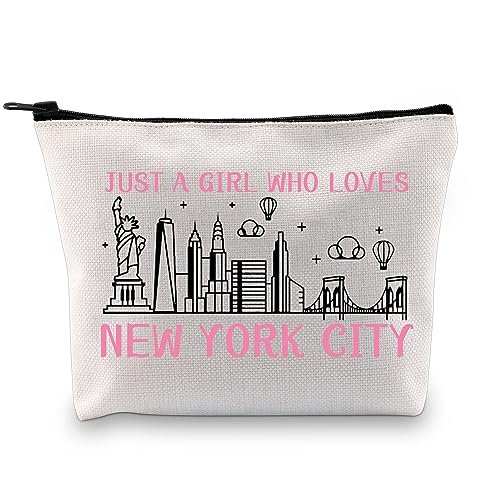 New York City Make-up-Tasche New York Girls Trip Gifts NYC Souvenir Geschenke NYC Geschenk Reisetasche New York City Kosmetiktasche, Loves New York City Ku, modisch von LEVLO