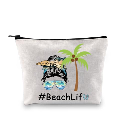 Strand-Kosmetiktasche Sommer Berufung Geschenke Strandleben Strandliebhaber Geschenke für Frauen Mädchen, #Beachlife Ku, modisch von LEVLO