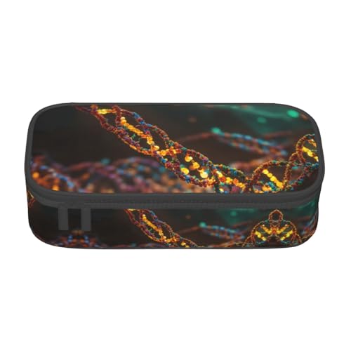 LEVNDIEJ Federmäppchen mit DNA-Kette, Fotodruck, großes Fassungsvermögen, Stifteetui, Organizer, für College, Arbeit, Reisen LEVNDIEJ Federmäppchen mit DNA-Kette, Fotodruck, großes Fassungsvermögen, Stifteetui, Organizer, für College, Arbeit, Reisen von LEVNDIEJ