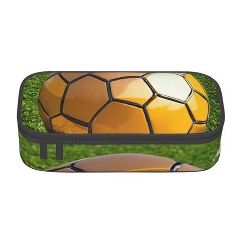 LEVNDIEJ Federmäppchen mit Fußball-Aufdruck, großes Fassungsvermögen, Stifteetui, Organizer für Uni, Arbeit, Reisen LEVNDIEJ Federmäppchen mit Fußball-Aufdruck, großes Fassungsvermögen, Stifteetui, Organizer für Uni, Arbeit, Reisen von LEVNDIEJ