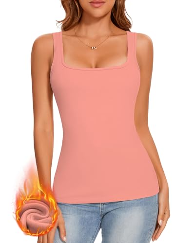 LEYSHE Thermo Unterhemd Damen Warme Unterhemden Ärmellos Fleece Thermoshirt Eckigem Ausschnitt Thermooberteile Für Damen Stretch Tanktops,PK,L LEYSHE Thermo Unterhemd Damen Warme Unterhemden Ärmellos Fleece Thermoshirt Eckigem Ausschnitt Thermooberteile Für Damen Stretch Tanktops,PK,L von LEYSHE