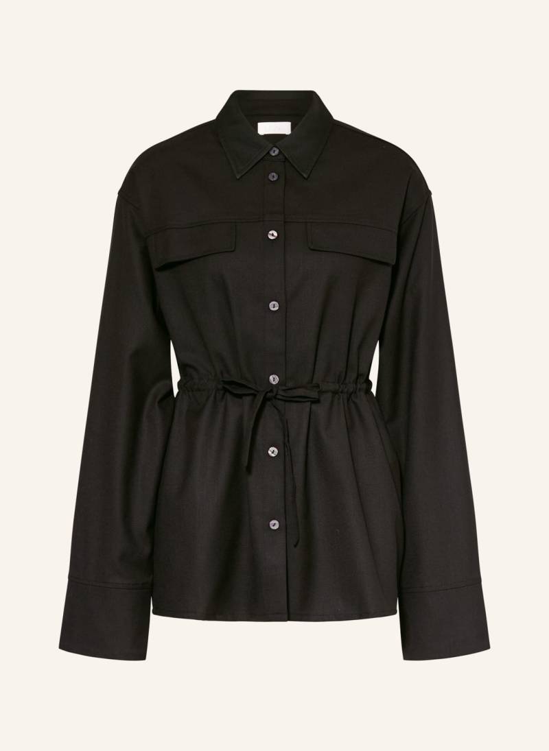 Lezu Hemdbluse Shari schwarz von LEZU