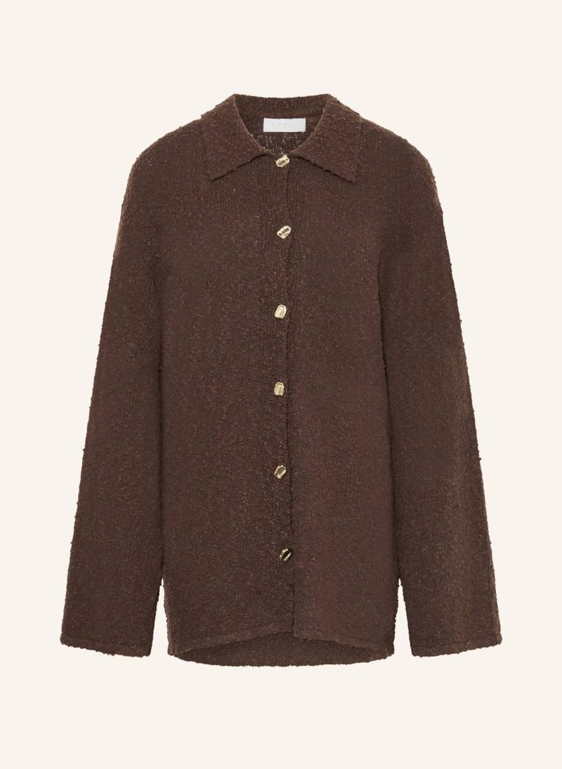 Lezu Oversized-Strickjacke Tessa braun von LEZU