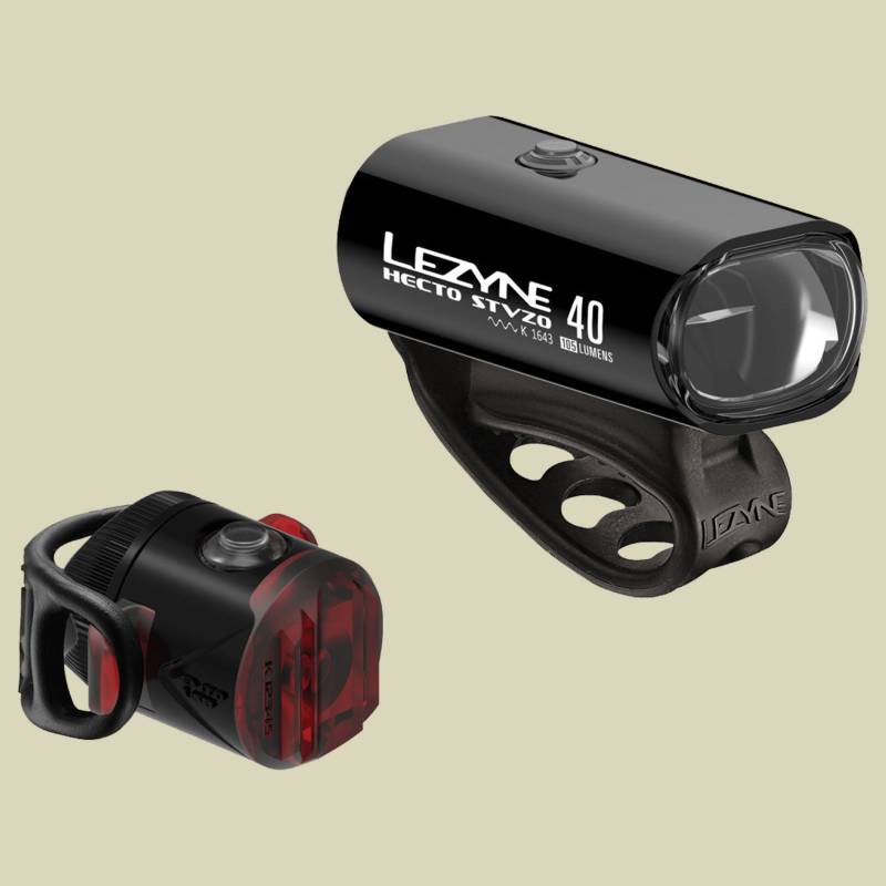 Beleuchtungsset Hecto Drive 40 + Femto STVZO von LEZYNE