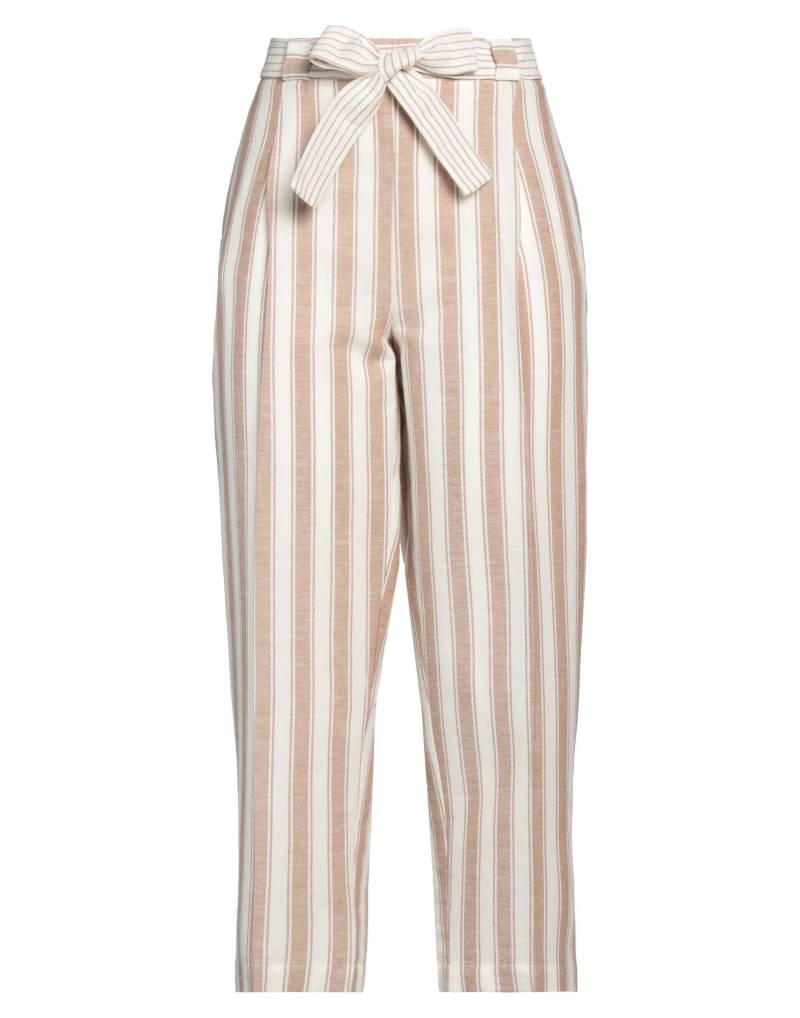 LFDL LA FABBRICA DEL LINO Hose Damen Hellbraun von LFDL LA FABBRICA DEL LINO