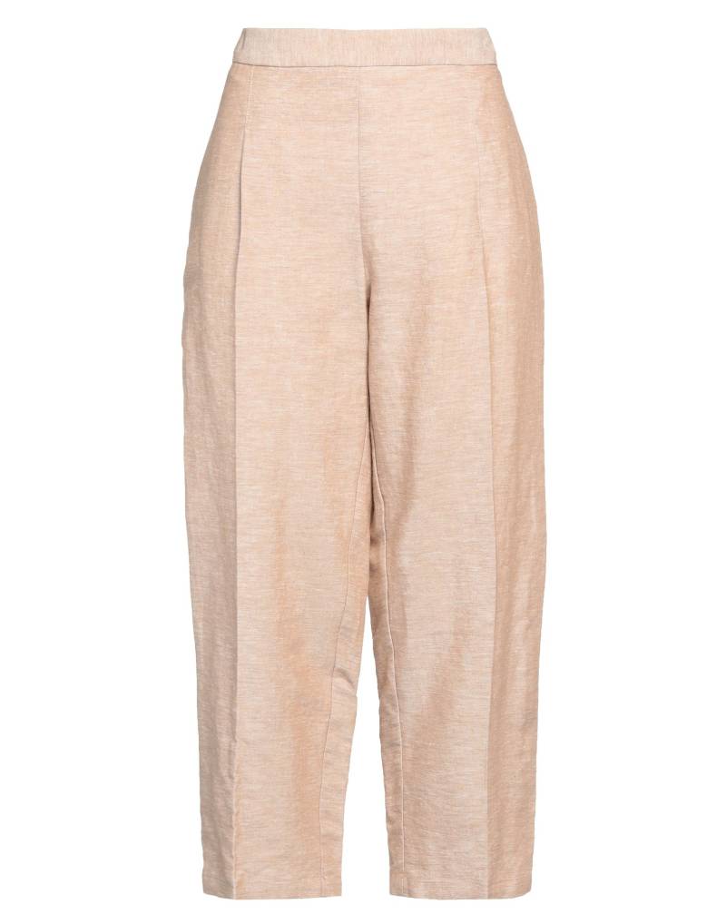 LFDL LA FABBRICA DEL LINO Hose Damen Hellbraun von LFDL LA FABBRICA DEL LINO