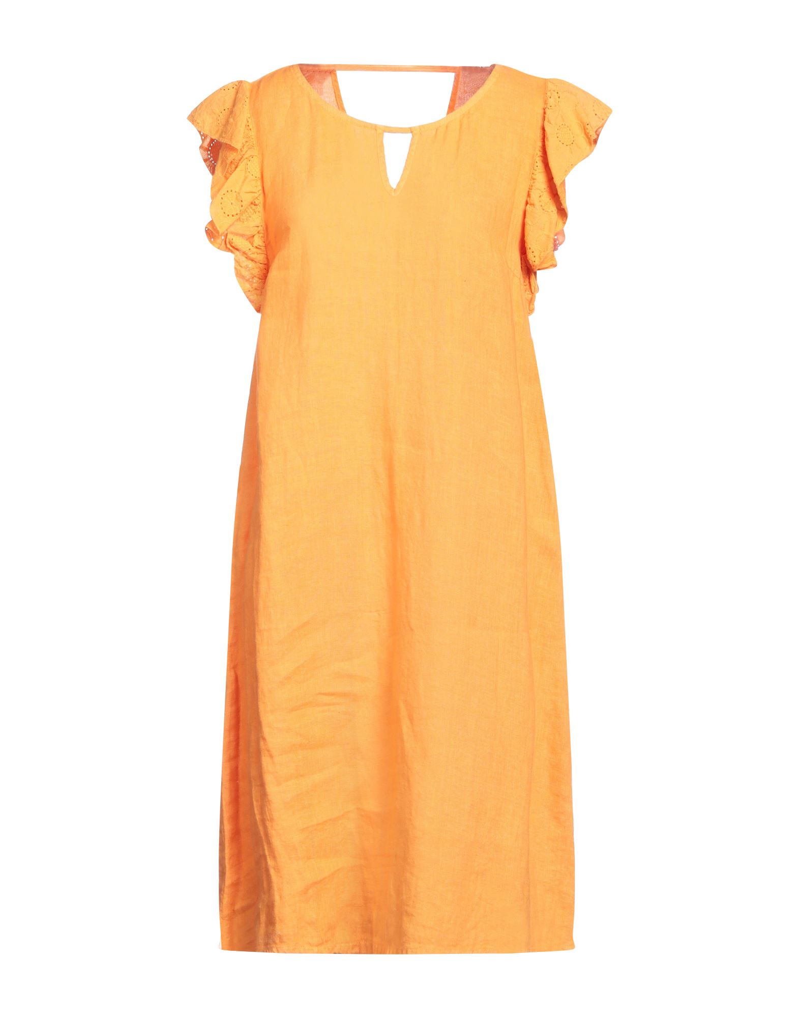 LFDL Midi-kleid Damen Orange von LFDL