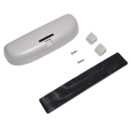 LFDTO Auto Brillenetui Sonnenbrille Sonnenbrille Clip Etui Halter Passend for BMW X1 E84 2010-2015 Aufbewahrungsbox Organizer Zubehör (Color : GRAY) von LFDTO