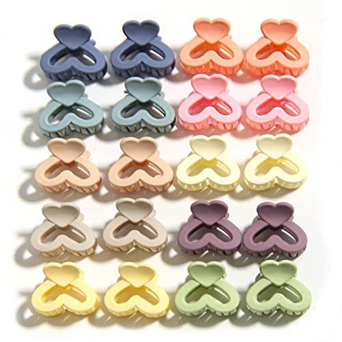 LFOUVRE 20 Stück Mini-Haarspangen für Damen, kleine Haarklammern für dünnes Haar, rutschfest, niedliches Haarstyling-Zubehör LFOUVRE 20 Stück Mini-Haarspangen für Damen, kleine Haarklammern für dünnes Haar, rutschfest, niedliches Haarstyling-Zubehör von LFOUVRE