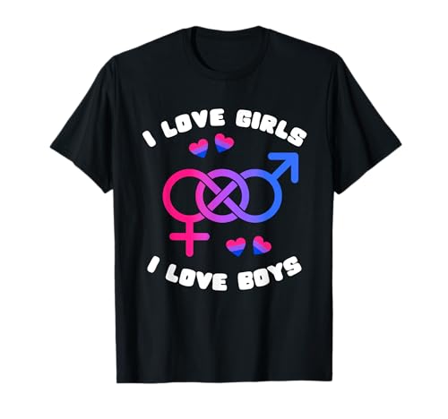 I love girls I love boys LGBT CSD Bisexuell T-Shirt I love girls I love boys LGBT CSD Bisexuell T-Shirt von LGBT Bisexueller Pride