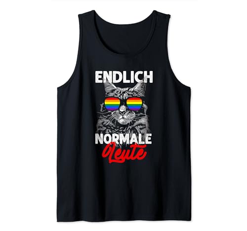 Endlich Normale Leute LGBTQ Gay Lesbisch Queer Herren Damen Tank Top von LGBT Gay Lesbisch Queer Pride Geschenke