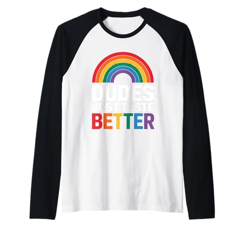 LGBT Pride Month Gay | Jungs schmecken einfach besser Gay Pride Raglan LGBT Pride Month Gay | Jungs schmecken einfach besser Gay Pride Raglan von LGBT Pride Celebration Apparel.USA