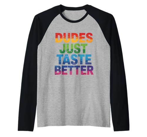 LGBT Pride Month Gay | Jungs schmecken einfach besser Gay Pride Raglan LGBT Pride Month Gay | Jungs schmecken einfach besser Gay Pride Raglan von LGBT Pride Celebration Apparel.USA