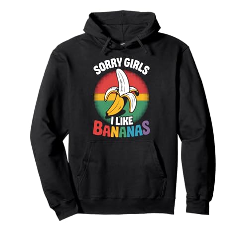 LGBTQ Pride Month Gay | Sorry Mädels, ich mag Banana Gay Pride Pullover Hoodie von LGBT Pride Celebration Apparel.USA