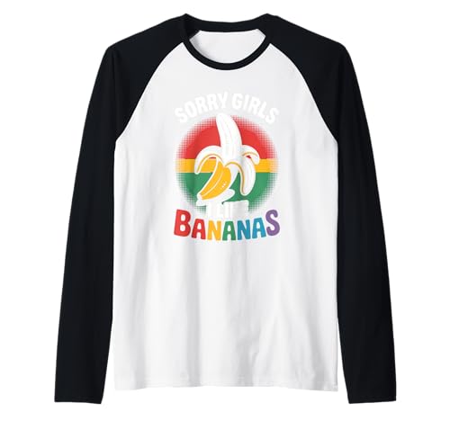 LGBTQ Pride Month Gay | Sorry Mädels, ich mag Banana Gay Pride Raglan LGBTQ Pride Month Gay | Sorry Mädels, ich mag Banana Gay Pride Raglan von LGBT Pride Celebration Apparel.USA