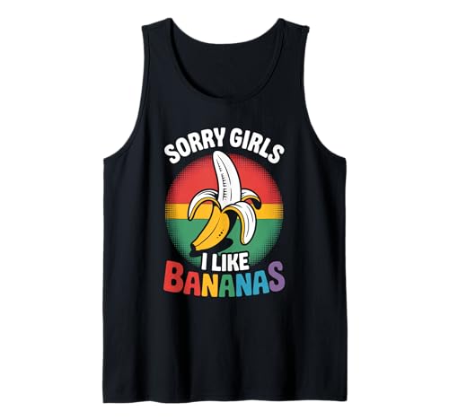 LGBTQ Pride Month Gay | Sorry Mädels, ich mag Banana Gay Pride Tank Top LGBTQ Pride Month Gay | Sorry Mädels, ich mag Banana Gay Pride Tank Top von LGBT Pride Celebration Apparel.USA