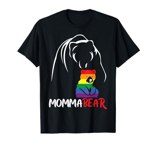 Mama Bear Pride Regenbogenmutter Queer Schwule Lesbe CSD LGBTQ+ T-Shirt von LGBT Pride Gay Lesbian Trans Queer CSD Apparel