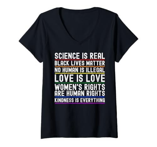 Damen LGBTQ Pride Regenbogen-Flagge Schwul Lesben Nicht Binäre Gleichheit T-Shirt mit V-Ausschnitt Damen LGBTQ Pride Regenbogen-Flagge Schwul Lesben Nicht Binäre Gleichheit T-Shirt mit V-Ausschnitt von LGBT Pride Month Transgender Trans Flag Rainbow