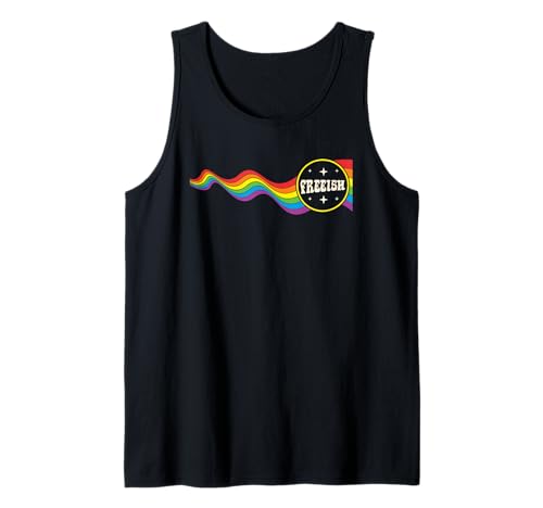 Freeish LGBT-Q Gay Pride Month Regenbogenflagge Herren Damen Tank Top Freeish LGBT-Q Gay Pride Month Regenbogenflagge Herren Damen Tank Top von LGBT-Q Gay Pride Month Equality Rainbow Men Women