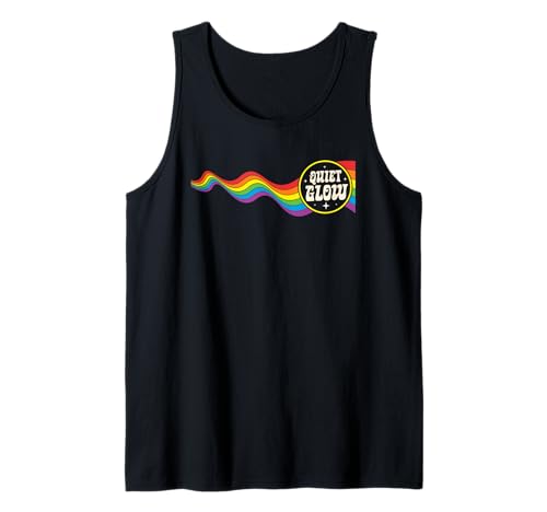 Quiet Glow LGBT-Q Gay Pride Month Regenbogenflagge Herren Damen Tank Top Quiet Glow LGBT-Q Gay Pride Month Regenbogenflagge Herren Damen Tank Top von LGBT-Q Gay Pride Month Equality Rainbow Men Women